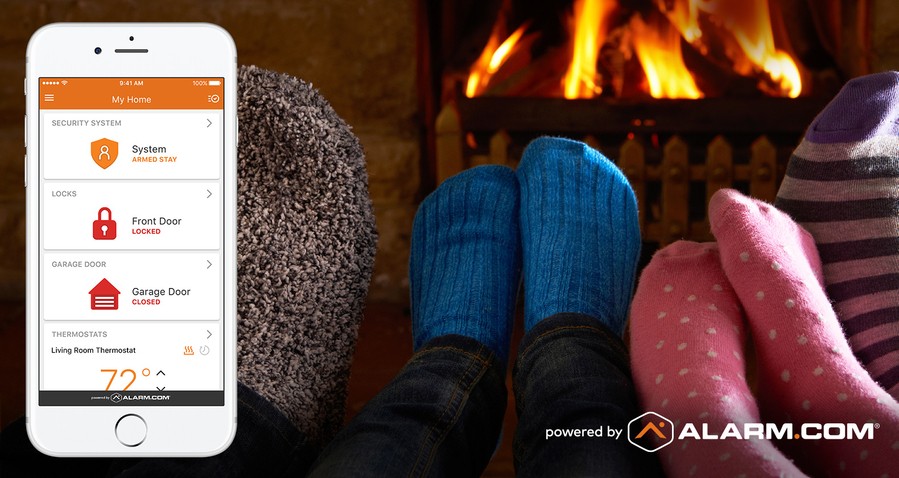 people wearing socks sitting by the fireplace.