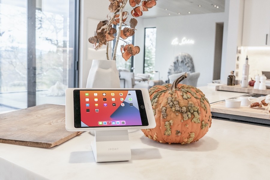 Control4 smart home can be operated from a tablet.